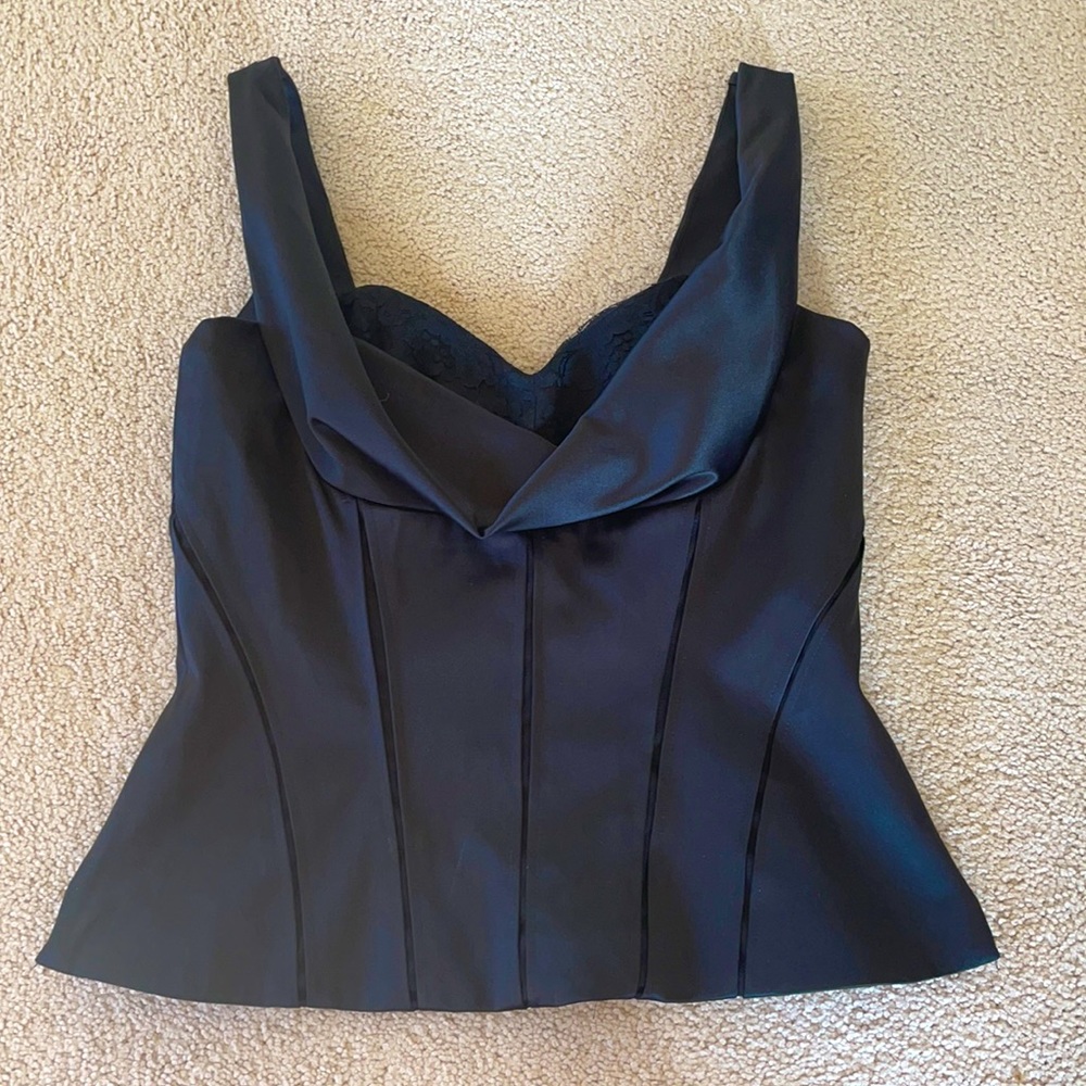 Structured corset top